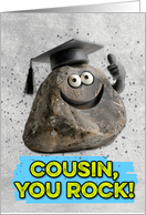 Cousin Congratulations Graduation You Rock card