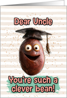 Uncle Congratulations Graduation Clever Bean card