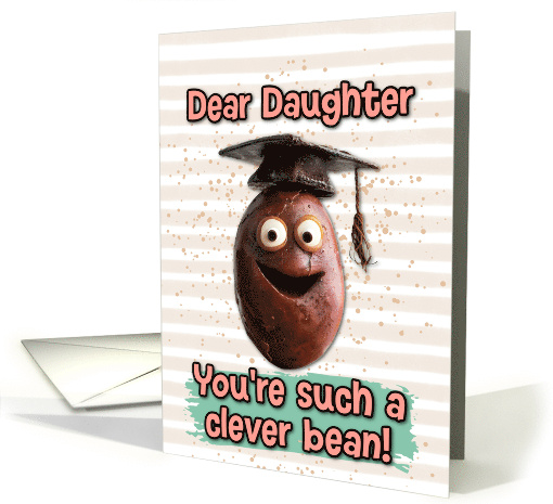 Daughter Congratulations Graduation Clever Bean card (1834730)