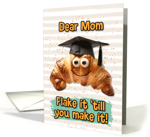 Mom Congratulations Graduation Croissant card (1834982)
