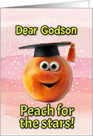 Godson Congratulations Graduation Peach card