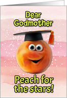 Godmother Congratulations Graduation Peach card