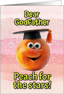 Godfather Congratulations Graduation Peach card
