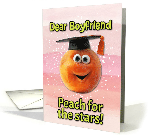 Boyfriend Congratulations Graduation Peach card (1835254)