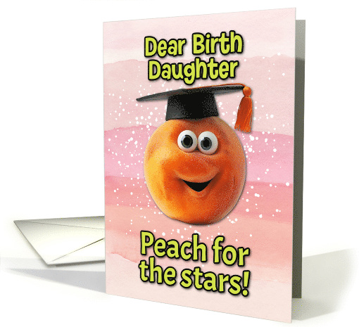 Birth Daughter Congratulations Graduation Peach card (1835268)
