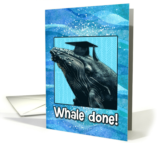 Congratulations Graduation Whale card (1835462)