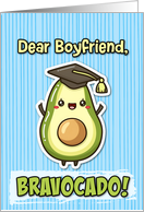 Boyfriend Congratulations Graduation Kawaii Avocado card