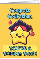 Godfather Congratulations Graduation Kawaii Star card
