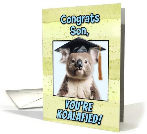 Son Congratulations Graduation Koala Bear card (1836702)