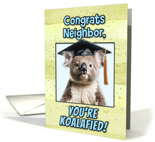 Neighbor Congratulations Graduation Koala Bear card (1836734)