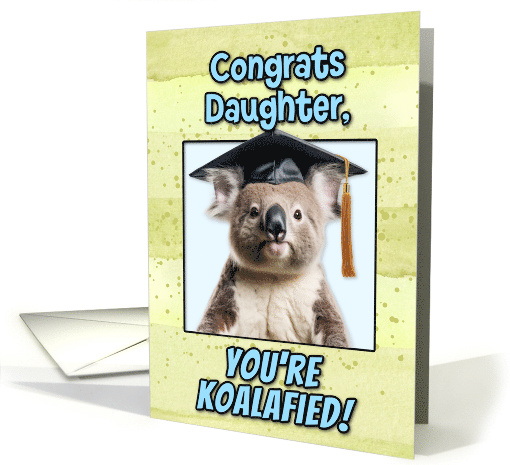 Daughter Congratulations Graduation Koala Bear card (1836770)