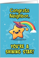 Neighbor Congratulations Graduation LGBTQIA Kawaii Star card