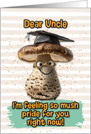 Uncle Congratulations Graduation Mushroom card