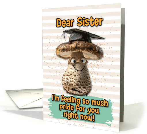 Sister Congratulations Graduation Mushroom card (1837746)