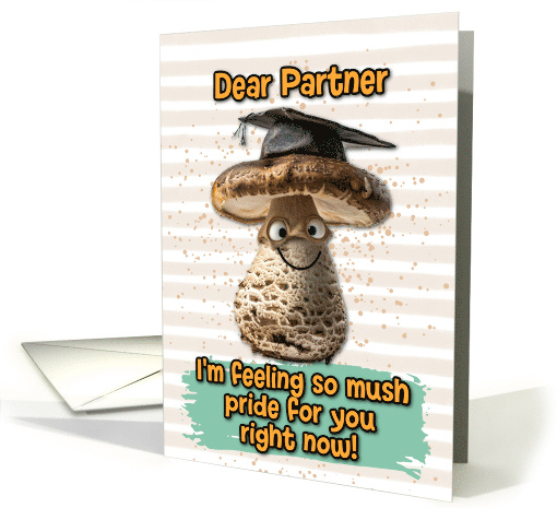 Partner Congratulations Graduation Mushroom card (1837748)