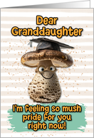 Granddaughter Congratulations Graduation Mushroom card
