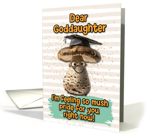 Goddaughter Congratulations Graduation Mushroom card (1837760)