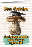 Grandpa Congratulations Graduation Mushroom card