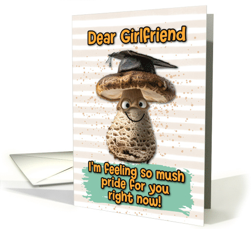 Girlfriend Congratulations Graduation Mushroom card (1837792)