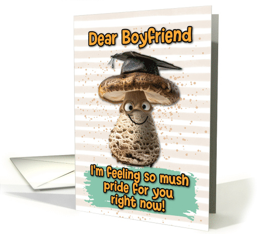 Boyfriend Congratulations Graduation Mushroom card (1837794)