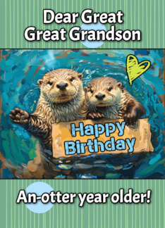 Great Great Grandson...