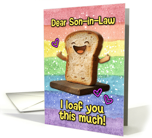 Son in Law Happy Pride Loaf card (1840328)