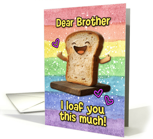 Brother Happy Pride Loaf card (1840336)