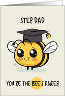 Step Dad Congratulations Graduation Bee card