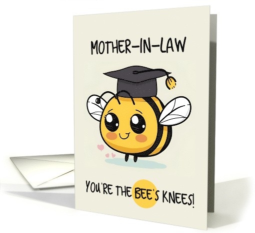 Mother in Law Congratulations Graduation Bee card (1840400)