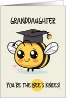 Granddaughter Congratulations Graduation Bee card