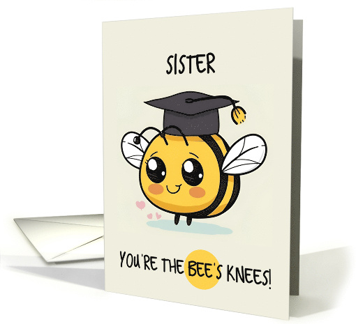 Sister Congratulations Graduation Bee card (1840412)
