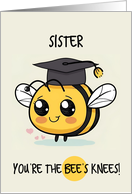 Sister Congratulations Graduation Bee card