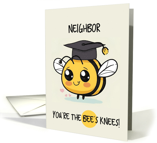 Neighbor Congratulations Graduation Bee card (1840460)