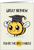 Great Nephew Congratulations Graduation Bee card