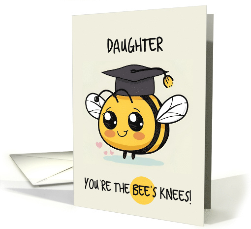 Daughter Congratulations Graduation Bee card (1840502)