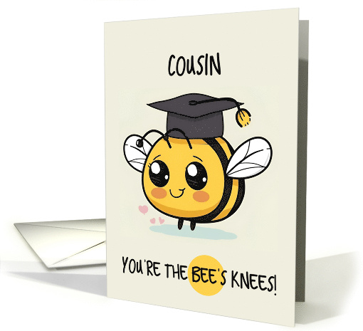 Cousin Congratulations Graduation Bee card (1840510)