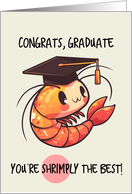 Congratulations Graduation Shrimp card