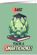 Aunt Congratulations Graduation Kawaii Artichoke card