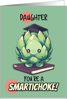 Daughter Congratulations Graduation Kawaii Artichoke card