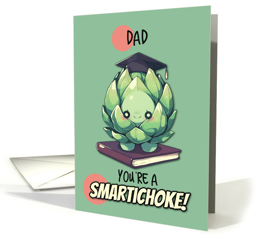 Dad Congratulations Graduation Kawaii Artichoke card (1842920)