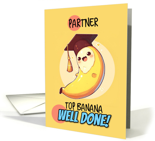 Partner Congratulations Graduation Kawaii Banana card (1843340)