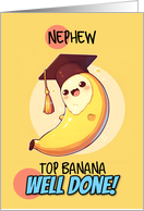Nephew Congratulations Graduation Kawaii Banana card
