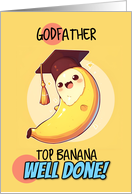 Godfather Congratulations Graduation Kawaii Banana card