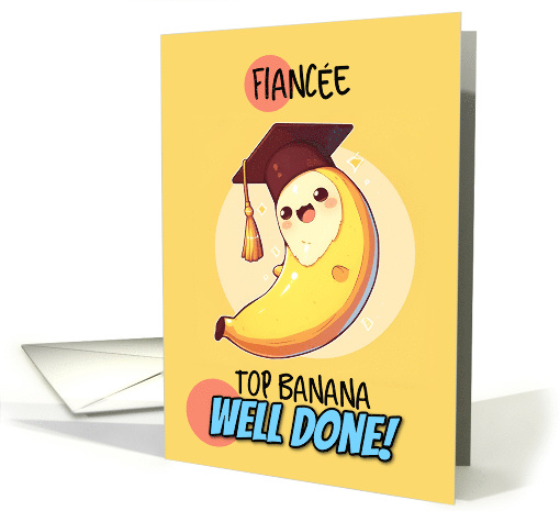 Fiancee Congratulations Graduation Kawaii Banana card (1843382)