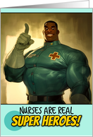 Happy Nurses Day Super Hero Male Nurse card
