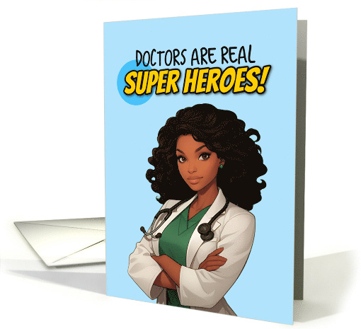 National Doctors' Day Super Hero card (1844156)