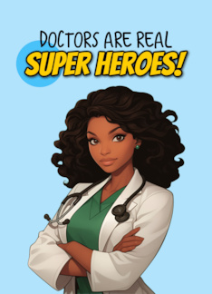 National Doctors' Day Super Hero