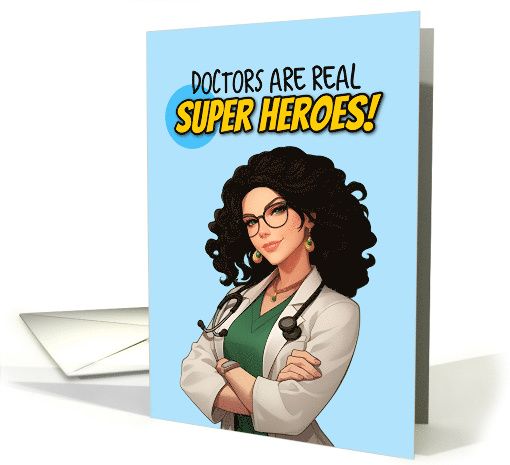 National Doctors' Day Super Hero card (1844158)