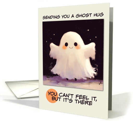 Miss You Ghost Hug card (1846856)
