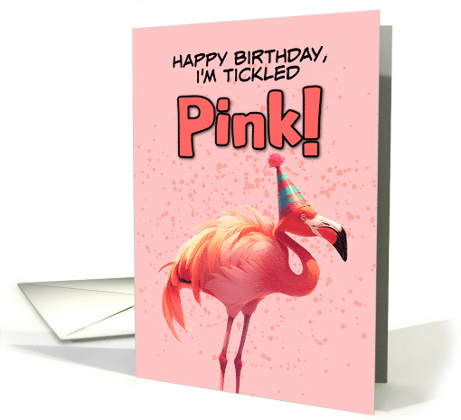 Happy Birthday Flamingo card (1847590)